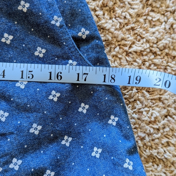 Circle T Vintage 80s Denim Maxi Full A-Line Skirt Size 7/8 - Picture 4 of 7